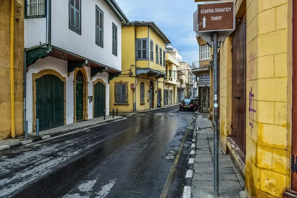 Δρόμος στην παλιά Λευκωσία